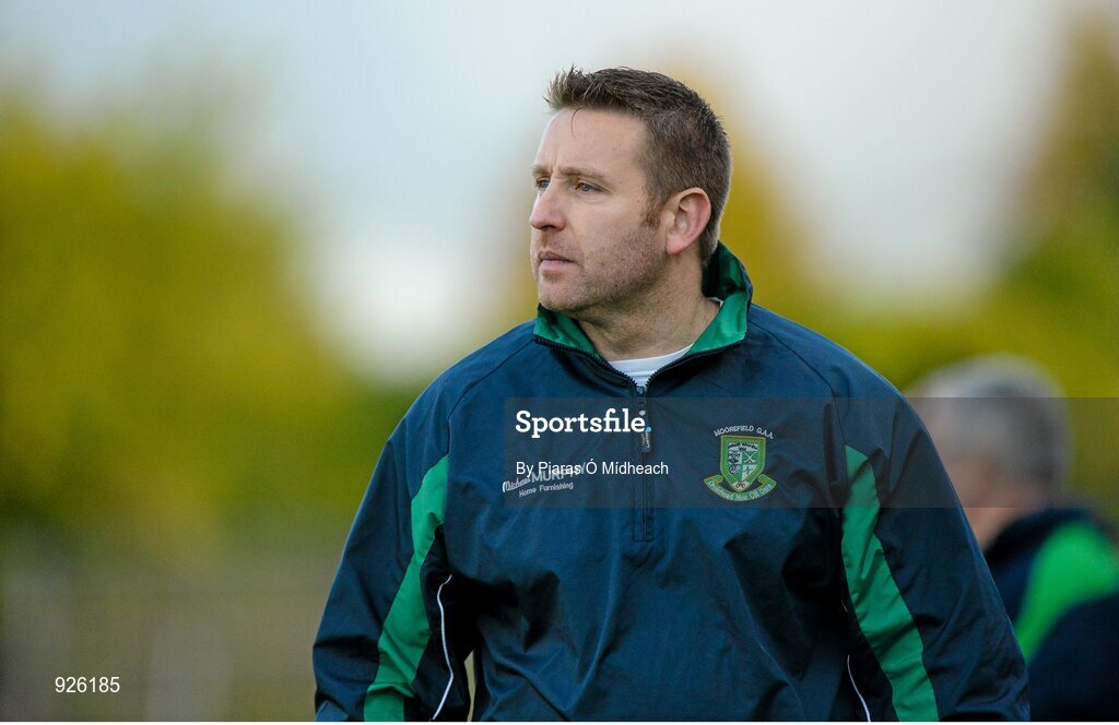 19 October 2014; Cian O'Neill, Moorefield strength and conditioning coach. Kildare County Senior Football Championship Final, Sarsfields v Moorefield, St Conleth's Park, Newbridge, Co. Kildare. Picture credit: Piaras Ó Mídheach / SPORTSFILE