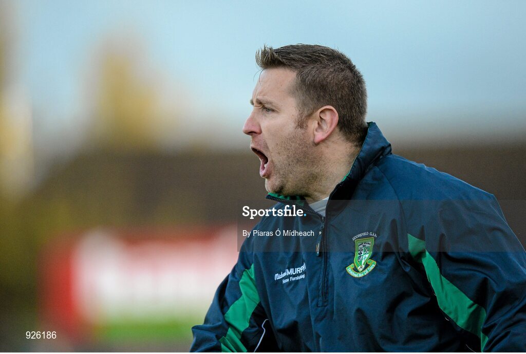 19 October 2014; Cian O'Neill, Moorefield strength and conditioning coach. Kildare County Senior Football Championship Final, Sarsfields v Moorefield, St Conleth's Park, Newbridge, Co. Kildare. Picture credit: Piaras Ó Mídheach / SPORTSFILE