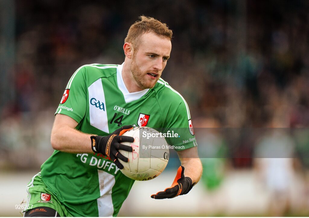 19 October 2014; Alan Smith, Sarsfields. Kildare County Senior Football Championship Final, Sarsfields v Moorefield, St Conleth's Park, Newbridge, Co. Kildare. Picture credit: Piaras Ó Mídheach / SPORTSFILE