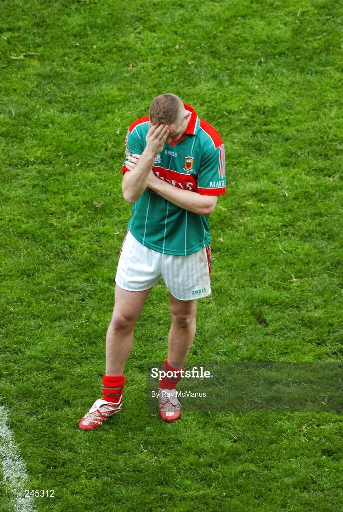 22 April 2007; Ger Brady, Mayo, at the end of the game. Allianz National Football League, Division 1, Final, Mayo v Donegal, Croke Park, Co. Dublin. Picture credit: Ray McManus / SPORTSFILE