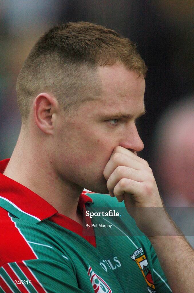 22 April 2007; Ger Brady, Mayo, shows his disapointment after the game. Allianz National Football League, Division 1 Final, Mayo v Donegal, Croke Park, Dublin. Picture credit: Pat Murphy / SPORTSFILE