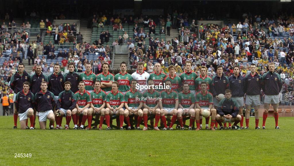 22 April 2007; The Mayo panel. Allianz National Football League, Division 1 Final, Mayo v Donegal, Croke Park, Dublin. Picture credit: Pat Murphy / SPORTSFILE