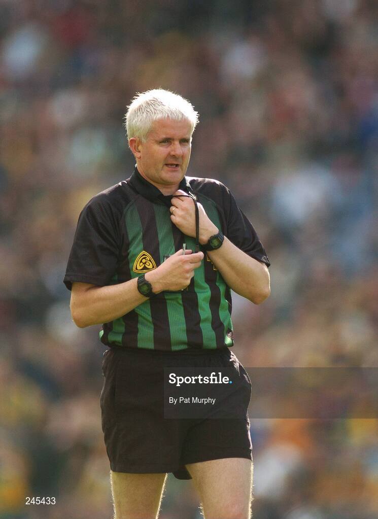 22 April 2007; John Bannon, referee. Allianz National Football League, Division 1 Final, Mayo v Donegal, Croke Park, Dublin. Picture credit: Pat Murphy / SPORTSFILE
