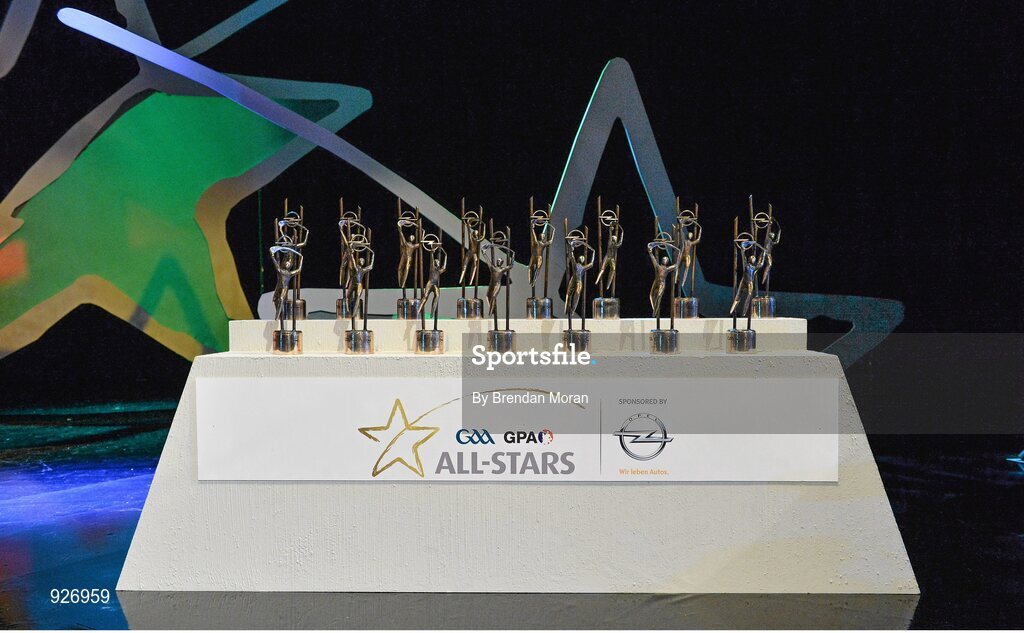 24 October 2014;A general view of All-Star Awards during the 2014 GAA GPA All-Star Awards, sponsored by Opel. Convention Centre, Dublin. Picture credit: Brendan Moran / SPORTSFILE