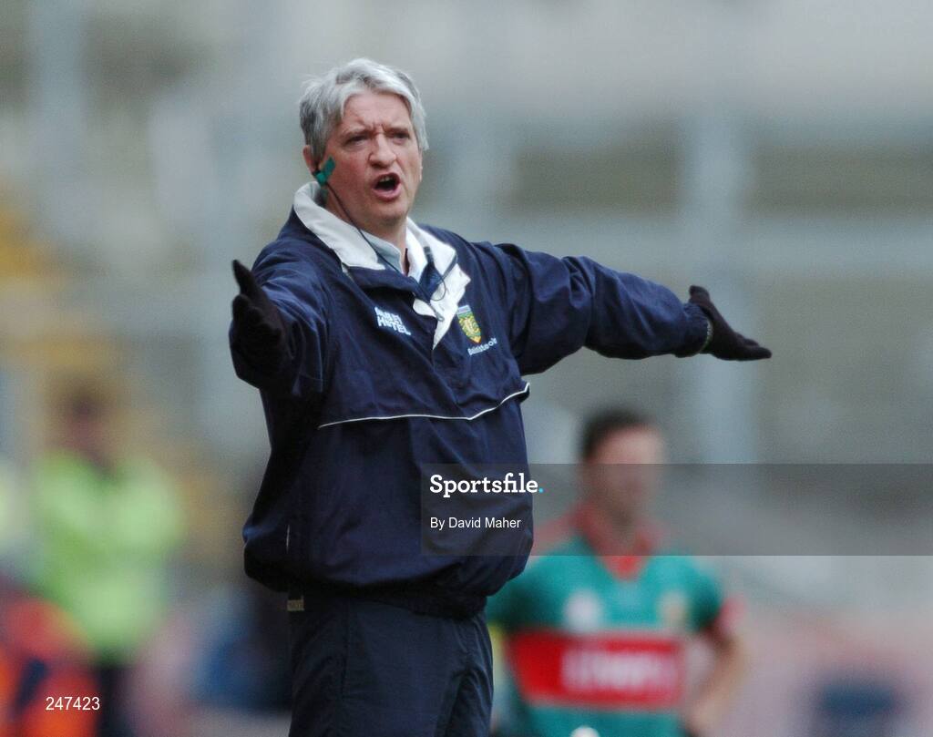 22 April 2007; Brian McIver, Donegal manager. Allianz National Football League, Division 1 Final, Mayo v Donegal, Croke Park, Dublin. Picture credit: David Maher / SPORTSFILE
