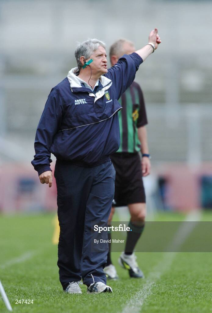22 April 2007; Brian McIver, Donegal manager. Allianz National Football League, Division 1 Final, Mayo v Donegal, Croke Park, Dublin. Picture credit: David Maher / SPORTSFILE
