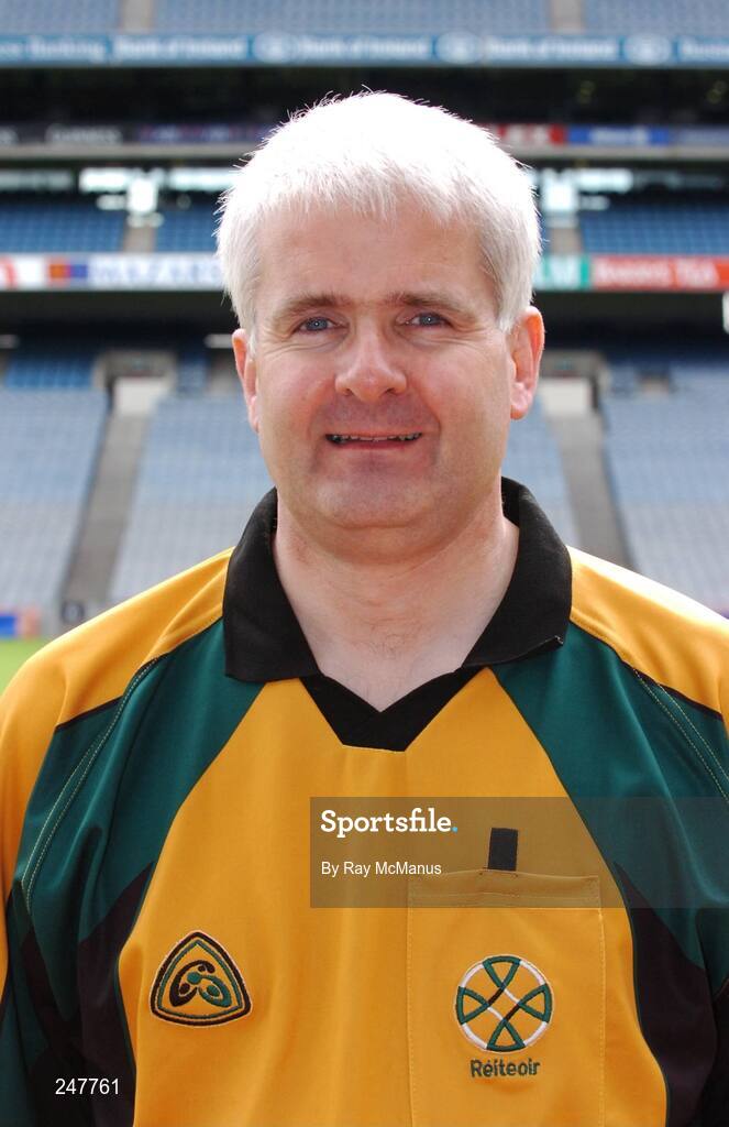 9 May 2007; GAA Referee John Bannon, Longford. Croke Park, Dublin. Picture credit: Ray McManus / SPORTSFILE