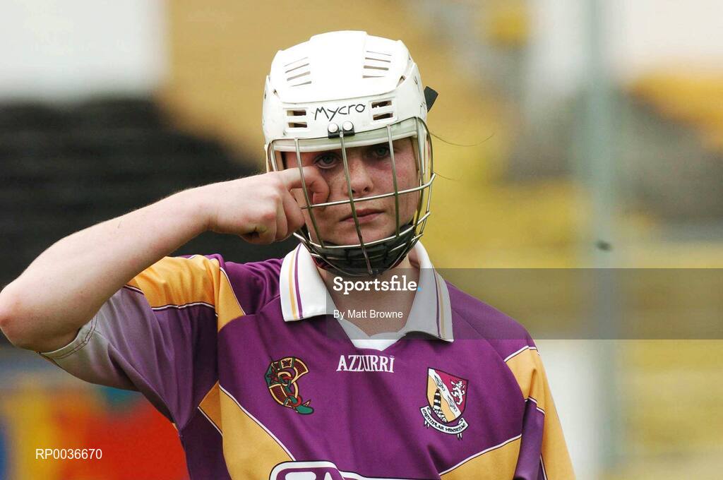 6 May 2007; Mary Leacy, Wexford, wipes away a tear after the final whistle against Cork. Camogie National League Division 1A Final, Cork v Wexford, Nowlan Park, Co. Kilkenny. Picture credit: Matt Browne / SPORTSFILE