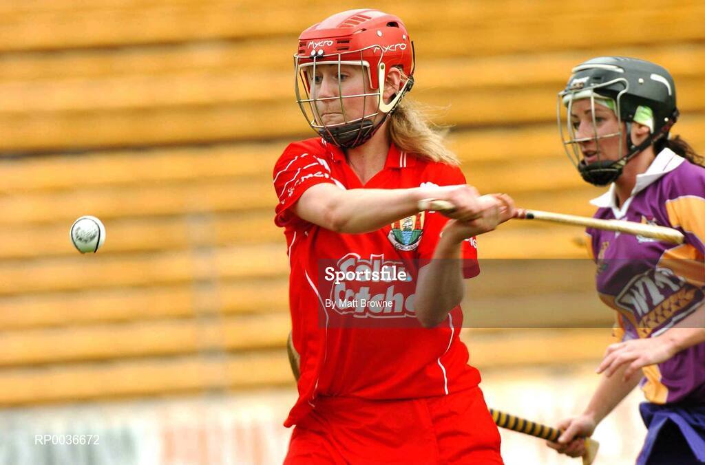 6 May 2007; Cork's Sile Burns scores the third goal against Wexford. Camogie National League Division 1A Final, Cork v Wexford, Nowlan Park, Co. Kilkenny. Picture credit: Matt Browne / SPORTSFILE