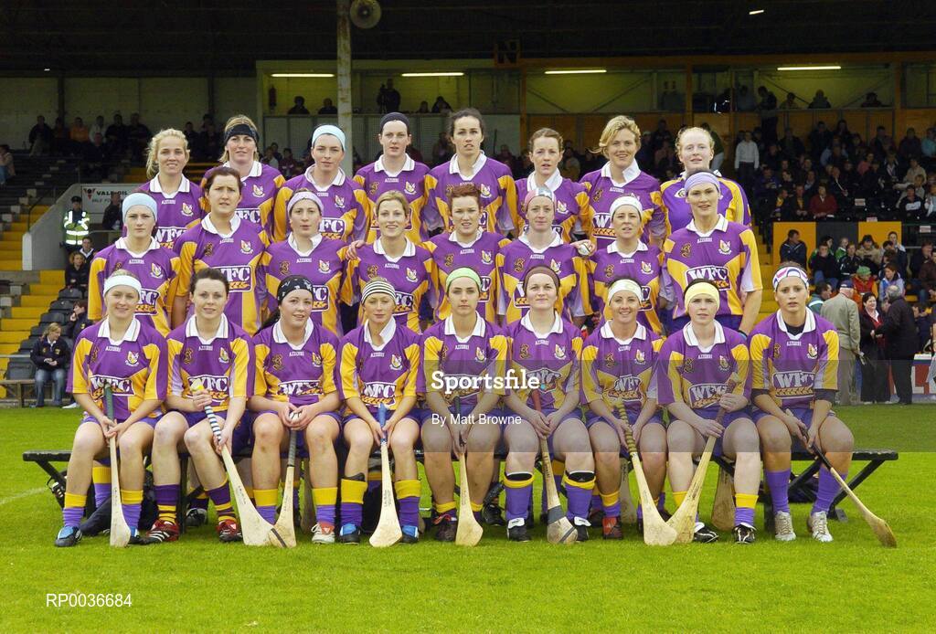 6 May 2007; The Wexford team. Camogie National League Division 1A Final, Cork v Wexford, Nowlan Park, Co. Kilkenny. Picture credit: Matt Browne / SPORTSFILE