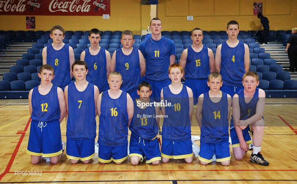 9 May 2007; The Cobh Community College team. Schools Basketball Second Year Finals, C Boys Final, Dunmore Community College, Galway v Cobh Community College, Cork, National Basketball Arena, Tallaght, Dublin. Picture credit: Brian Lawless / SPORTSFILE