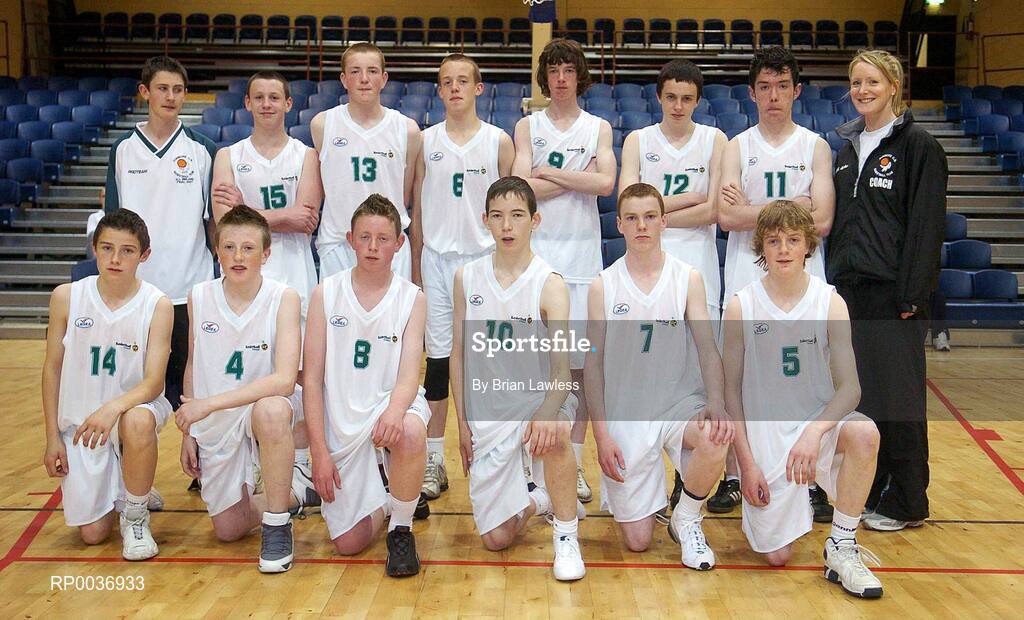 9 May 2007; The Dunmore Community College team. Schools Basketball Second Year Finals, C Boys Final, Dunmore Community College, Galway v Cobh Community College, Cork, National Basketball Arena, Tallaght, Dublin. Picture credit: Brian Lawless / SPORTSFILE