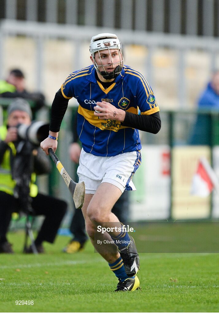 2 November 2014; Eoghan Sands, Portaferry. AIB Ulster GAA Hurling Senior Club Championship Final, Portaferry v Cushendall  Ruairi Óg, Owenbeg Centre of Excellence, Dungiven, Derry. Picture credit: Oliver McVeigh / SPORTSFILE