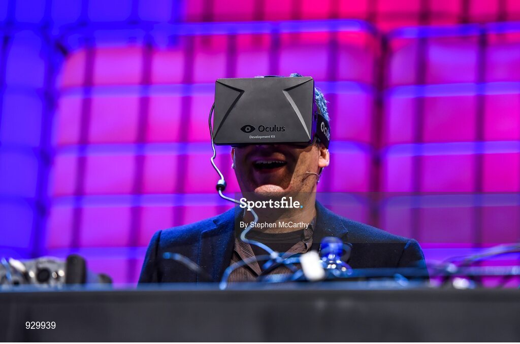4 November 2014; Gary Marcus, Scientist/Author, Future of The Brain, on the centre stage during Day 1 of the 2014 Web Summit in the RDS, Dublin, Ireland. Picture credit: Stephen McCarthy / SPORTSFILE / Web Summit