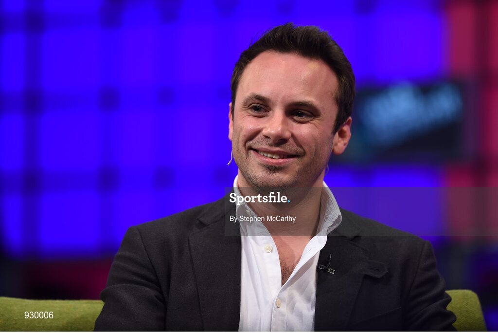 4 November 2014; Brendan Iribe, CEO , Oculus VR on the centre stage during Day 1 of the 2014 Web Summit in the RDS, Dublin, Ireland. Picture credit: Stephen McCarthy / SPORTSFILE / Web Summit