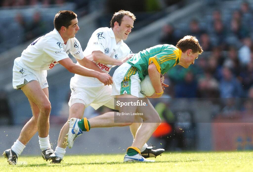 20 May 2007; Caoimhin King, Meath, in action against Tadhg Fennin, left, and Michael Conway, Kildare. Bank of Ireland Leinster Senior Football Championship, Meath v Kildare, Croke Park, Dublin. Picture credit: Brian Lawless / SPORTSFILE