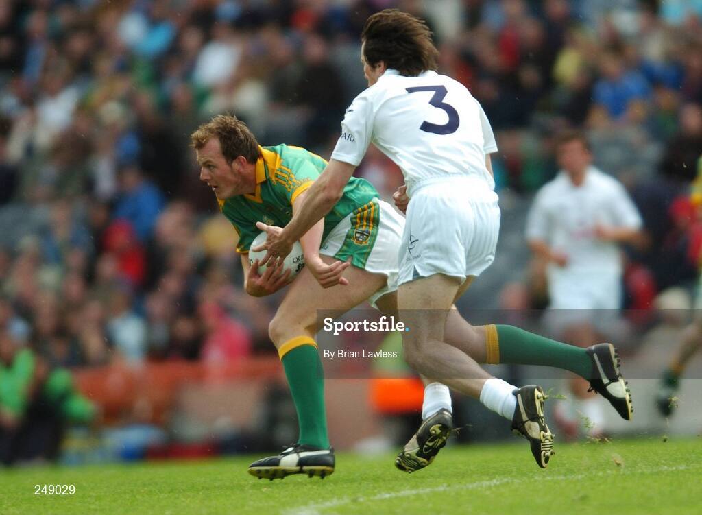 20 May 2007; Joe Sheridan, Meath, in action against David Lyons, Kildare. Bank of Ireland Leinster Senior Football Championship, Meath v Kildare, Croke Park, Dublin. Picture credit: Brian Lawless / SPORTSFILE
