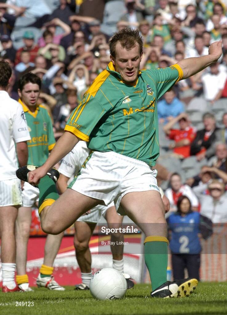 20 May 2007; Meath's Joe Sheridan shoots from the penalty spot to score his side's second goal. Bank of Ireland Leinster Senior Football Championship, Meath v Kildare, Croke Park, Dublin. Picture credit: Ray Lohan / SPORTSFILE