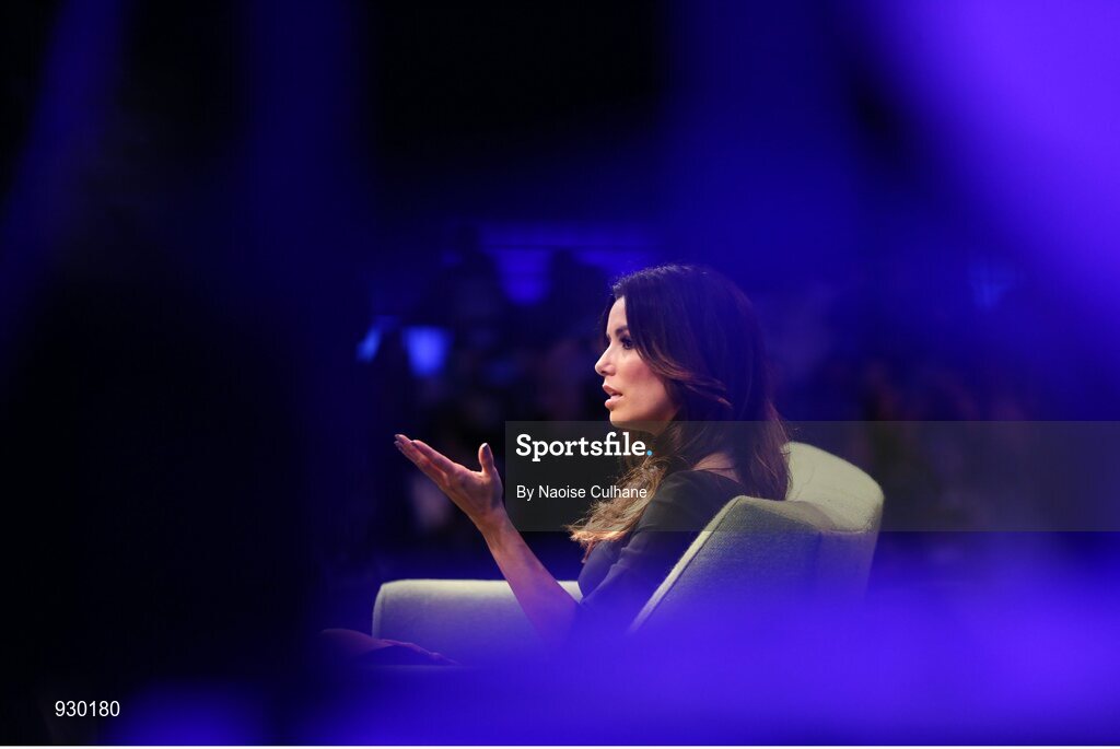 4 November 2014; Actress, Businesswoman and Philantropist Eva Longoria on the centre stage during Day 1 of the 2014 Web Summit in the RDS, Dublin, Ireland. Picture credit: Naoise Culhane / SPORTSFILE / Web Summit