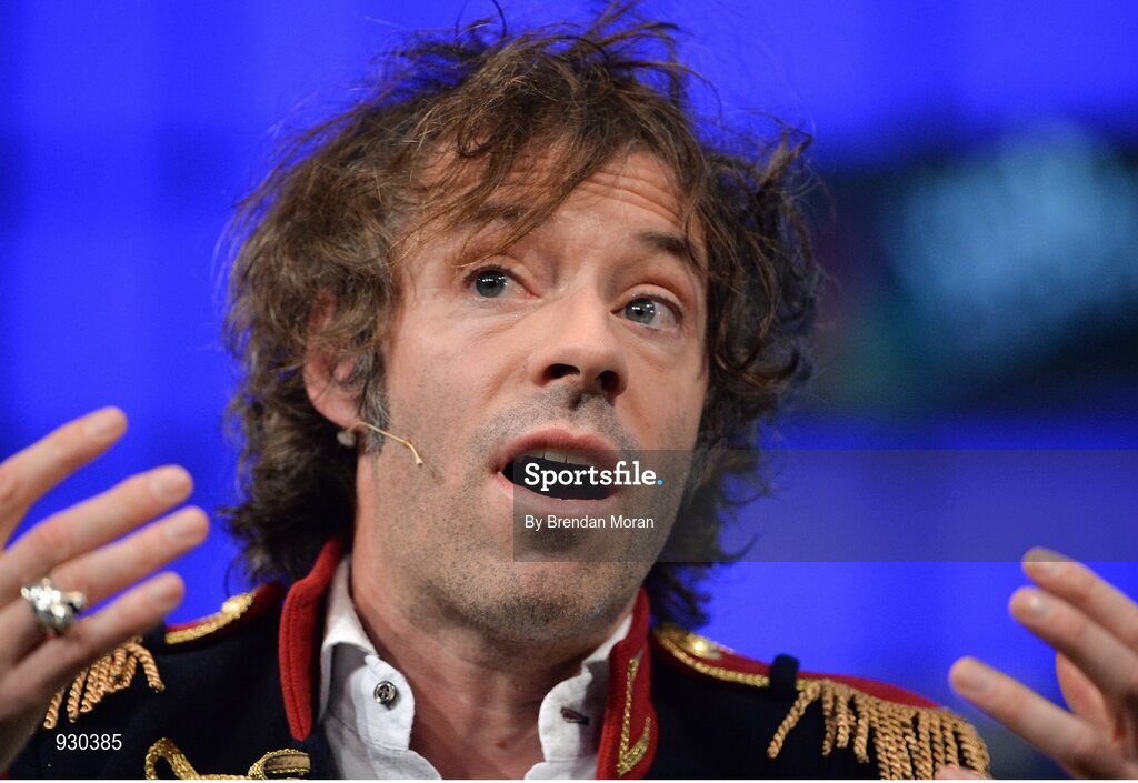 4 November 2014; Michael Acton Smith, Founder, Mind Candy, on the centre stage during Day 1 of the 2014 Web Summit in the RDS, Dublin, Ireland. Picture credit: Brendan Moran / SPORTSFILE / Web Summit