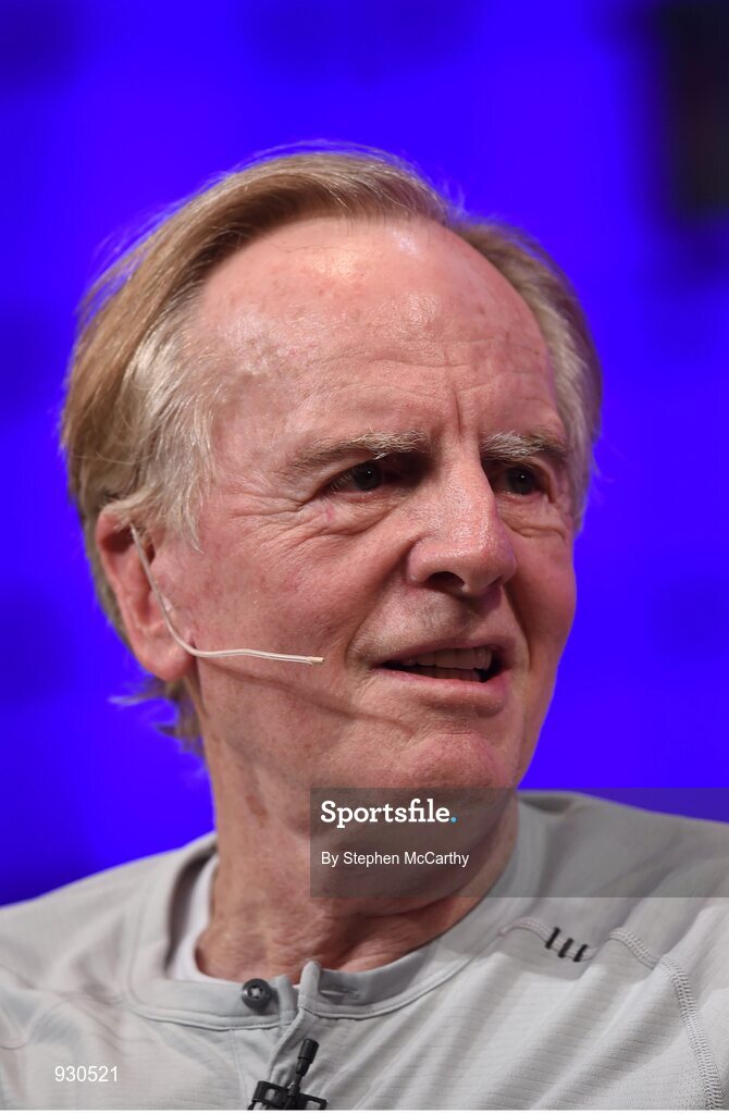4 November 2014; John Sculley, Former CEO, Apple, on the centre stage during Day 1 of the 2014 Web Summit in the RDS, Dublin, Ireland. Picture credit: Stephen McCarthy / SPORTSFILE / Web Summit