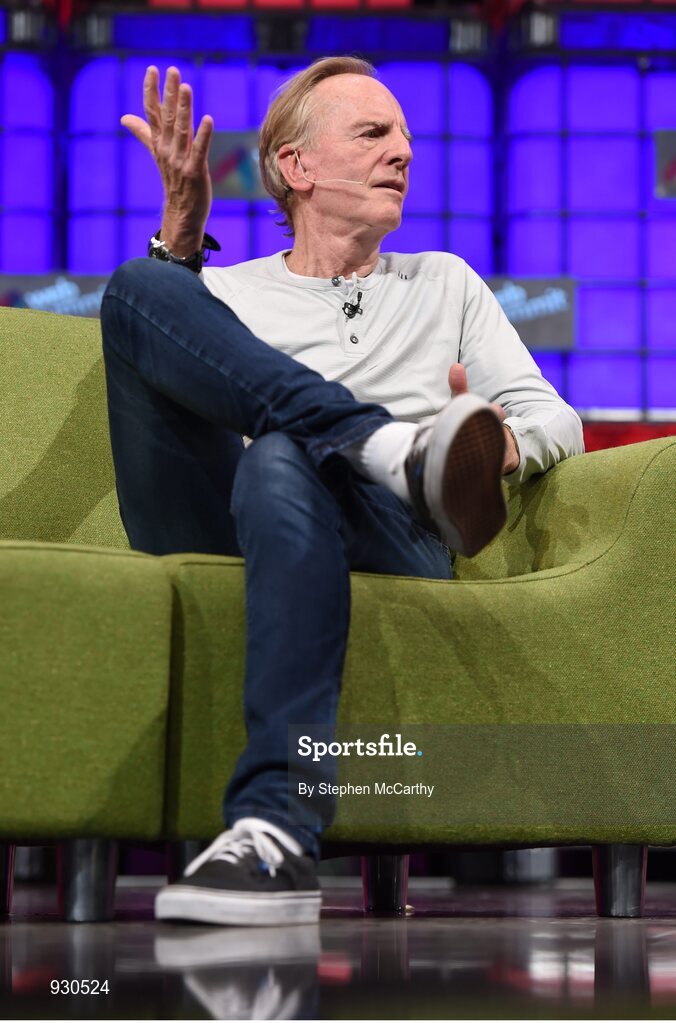 4 November 2014; John Sculley, Former CEO, Apple, on the centre stage during Day 1 of the 2014 Web Summit in the RDS, Dublin, Ireland. Picture credit: Stephen McCarthy / SPORTSFILE / Web Summit