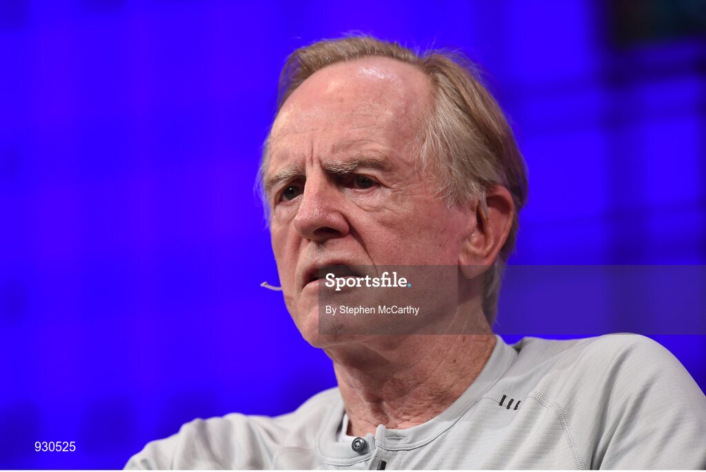4 November 2014; John Sculley, Former CEO, Apple, on the centre stage during Day 1 of the 2014 Web Summit in the RDS, Dublin, Ireland. Picture credit: Stephen McCarthy / SPORTSFILE / Web Summit