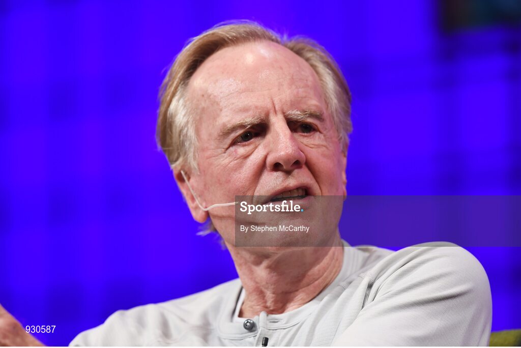 4 November 2014; John Sculley, Former CEO, Apple, on the centre stage during Day 1 of the 2014 Web Summit in the RDS, Dublin, Ireland. Picture credit: Stephen McCarthy / SPORTSFILE / Web Summit
