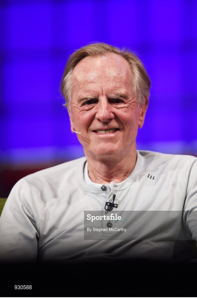 4 November 2014; John Sculley, Former CEO, Apple, on the centre stage during Day 1 of the 2014 Web Summit in the RDS, Dublin, Ireland. Picture credit: Stephen McCarthy / SPORTSFILE / Web Summit