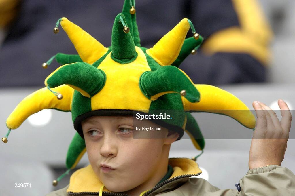 20 May 2007; Meath fan Jordan Kelly watches the game. Bank of Ireland Leinster Senior Football Championship, Meath v Kildare, Croke Park, Dublin. Picture credit: Ray Lohan / SPORTSFILE  *** Local Caption ***
