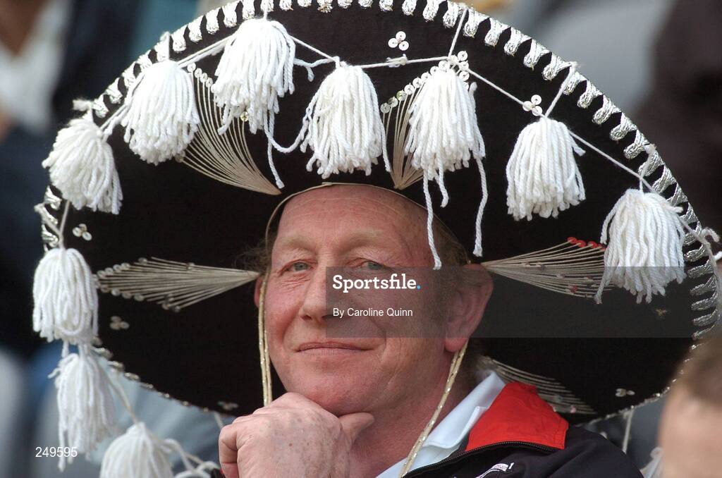 20 May 2007; A Kildare fan during the match. Bank of Ireland Leinster Senior Football Championship, Meath v Kildare, Croke Park, Dublin. Picture credit: Caroline Quinn / SPORTSFILE