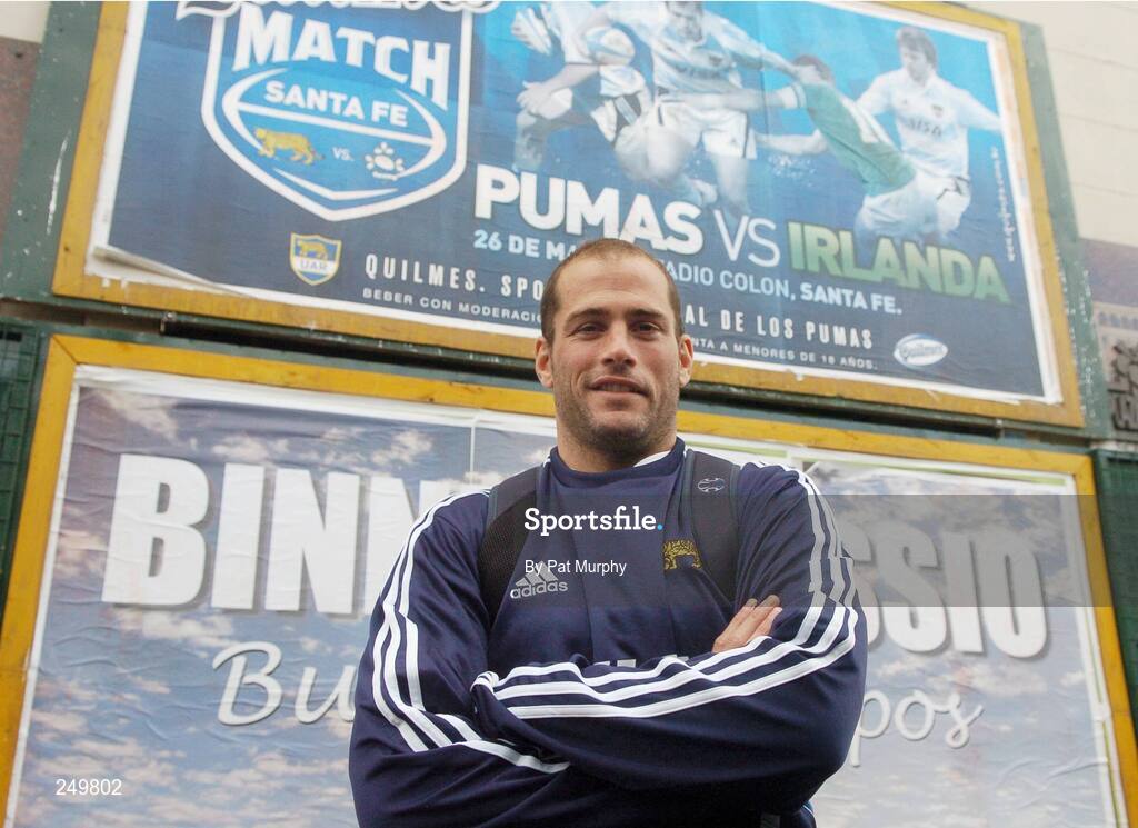 24 May 2007; Argentina's Felipe Contepomi relaxes in Santa Fe ahead of the first test against Ireland. Santa Fe, Argentina. Picture credit: Pat Murphy / SPORTSFILE