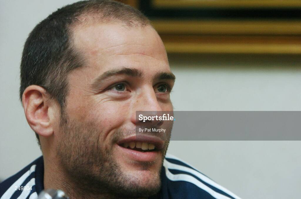 24 May 2007; Argentina's Felipe Contepomi is interviewed at the team hotel. Holiday Inn Hotel, Santa Fe, Argentina. Picture credit: Pat Murphy / SPORTSFILE