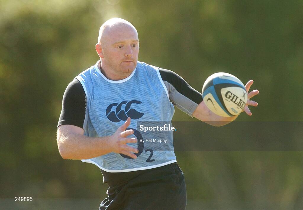 25 May 2007; Bernard Jackman in action during the Captain's Run. Santa Fe Rugby Club, Santa Fe, Argentina. Picture credit: Pat Murphy / SPORTSFILE