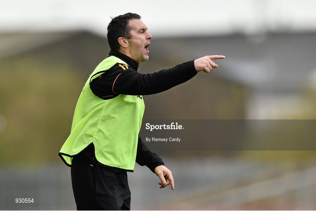 2 November 2014; Crossmaglen Rangers joint manager Oisin McConville. AIB Ulster GAA Football Senior Club Championship, Quarter-Final, Omagh St Enda’s v Crossmaglen Rangers, Healy Park, Omagh, Co. Tyrone. Picture credit: Ramsey Cardy / SPORTSFILE