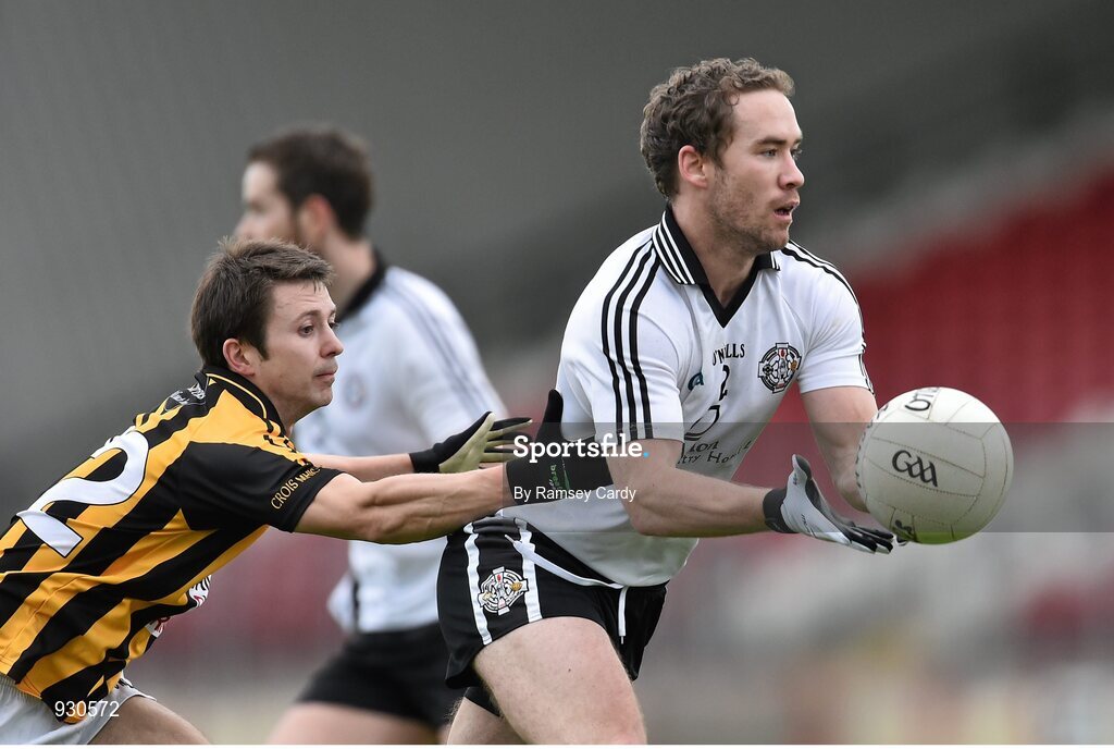 2 November 2014; Hugh Gallagher, Omagh St Enda’s. AIB Ulster GAA Football Senior Club Championship, Quarter-Final, Omagh St Enda’s v Crossmaglen Rangers, Healy Park, Omagh, Co. Tyrone. Picture credit: Ramsey Cardy / SPORTSFILE
