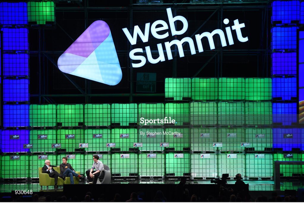 4 November 2014; Stewart Baker, Partner, Steptoe & Johnson; Matthew Prince, Founder, Cloudflare; and James Ball, Journalist, The Guardian discuss   Is There a Right to Privacy? on the centre stage during Day 1 of the 2014 Web Summit in the RDS, Dublin, Ireland. Picture credit: Stephen McCarthy / SPORTSFILE / Web Summit