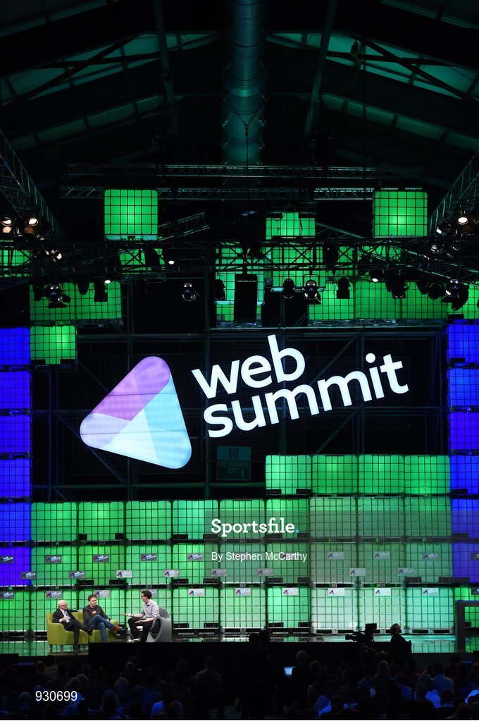 4 November 2014; Stewart Baker, Partner, Steptoe & Johnson; Matthew Prince, Founder, Cloudflare; and James Ball, Journalist, The Guardian discuss  Is There a Right to Privacy? on the centre stage during Day 1 of the 2014 Web Summit in the RDS, Dublin, Ireland. Picture credit: Stephen McCarthy / SPORTSFILE / Web Summit