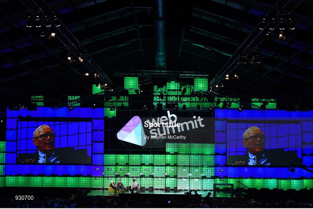 4 November 2014; Stewart Baker, Partner, Steptoe & Johnson; Matthew Prince, Founder, Cloudflare; and James Ball, Journalist, The Guardian discuss  Is There a Right to Privacy? on the centre stage during Day 1 of the 2014 Web Summit in the RDS, Dublin, Ireland. Picture credit: Stephen McCarthy / SPORTSFILE / Web Summit