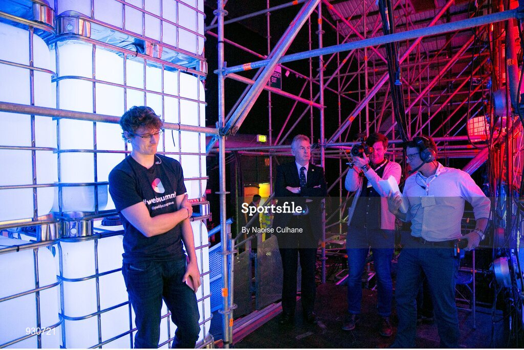 4 November 2014; Paddy Cosgrave, Founder and CEO, Web Summit, backstage at the centre stage during Day 1 of the 2014 Web Summit in the RDS, Dublin, Ireland. Picture credit: Naoise Culhane / SPORTSFILE / Web Summit