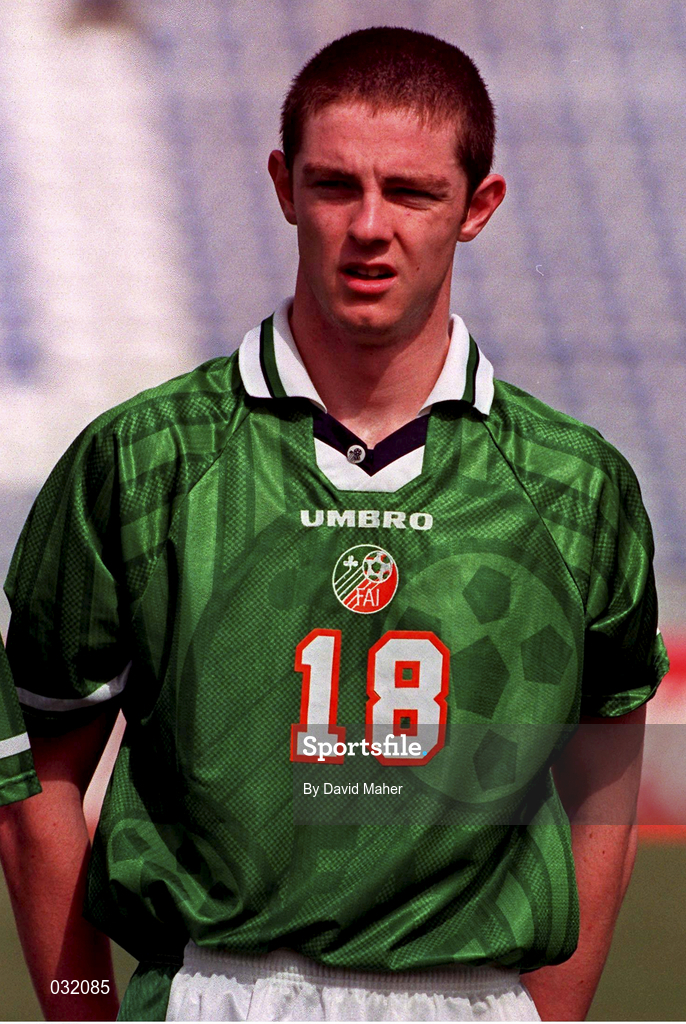 10 April 1999; Barry Ferguson of Republic of Ireland during the 1999 FIFA World Youth Championship Group C match between Australia and Republic of Ireland at the Liberty Stadium in Ibadan, Nigeria. Photo by David Maher/Sportsfile