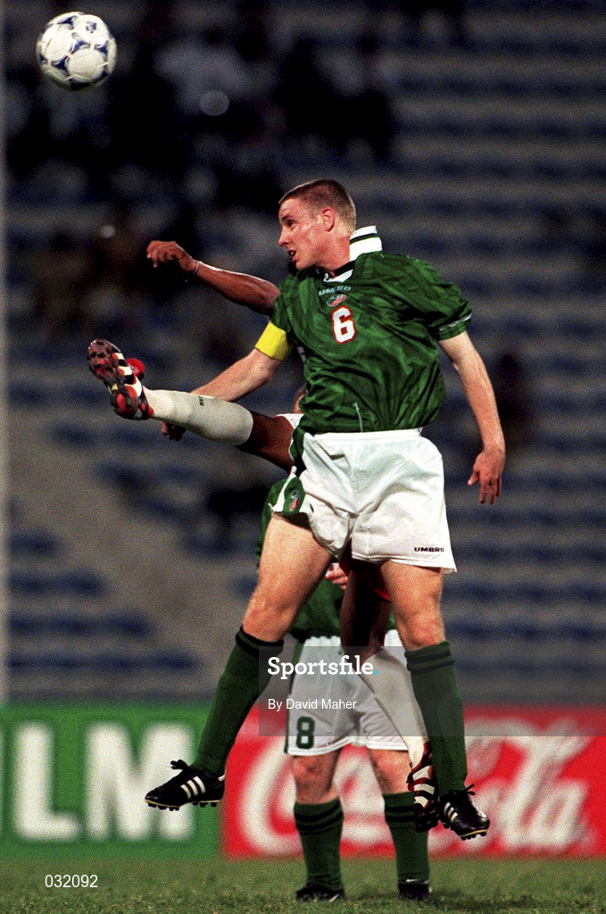 4 April 1999; Barry Quinn of Republic of Ireland during the 1999 FIFA World Youth Championship Group C match between Mexico and Republic of Ireland at Liberty Stadium in Ibadan, Nigeria. Photo by David Maher/Sportsfile