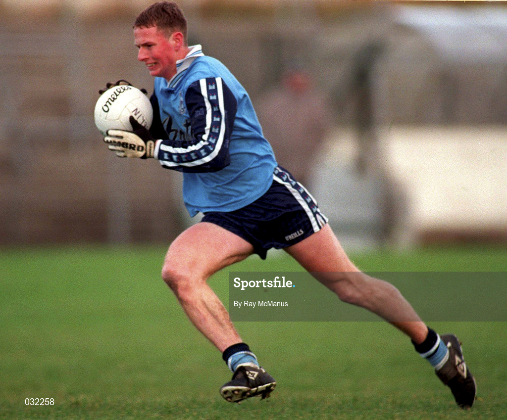 16 January 1999; Enda Crennan of Dublin during the O'Byrne Cup Quarter-Final match between Carlow and Dublin at Dr Cullen Park in Carlow. Photo by Ray McManus/Sportsfile