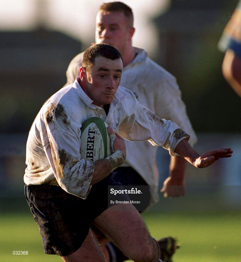28 December 1999; Derek Dillon of Cork Constitution during the AIB All-Ireland League Division 1 match between Cork Constitution and Garryowen at Temple Hill in Cork. Photo by Brendan Moran/Sportsfile