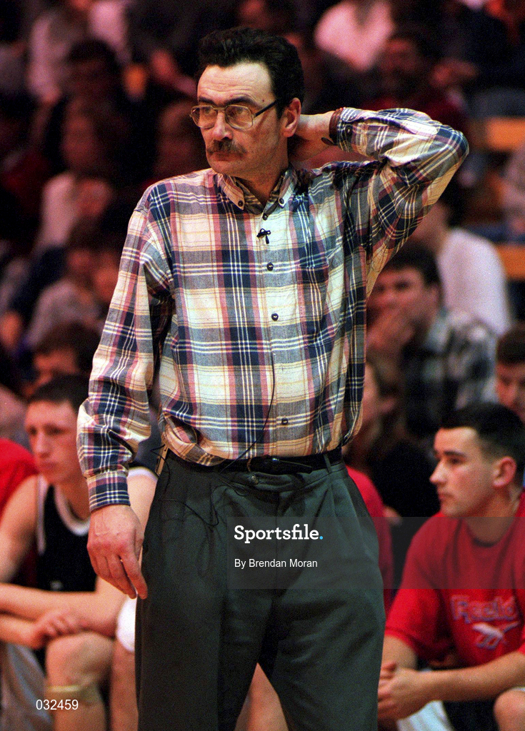 29 January 1999; Joey Boylan of St Vincent's during the Men's Basketball Sprite Cup Semi-Final match between Denny Notre Dame and St Vincent's at the National Basketball Arena in Tallaght, Dublin. Photo by Brendan Moran/Sportsfile