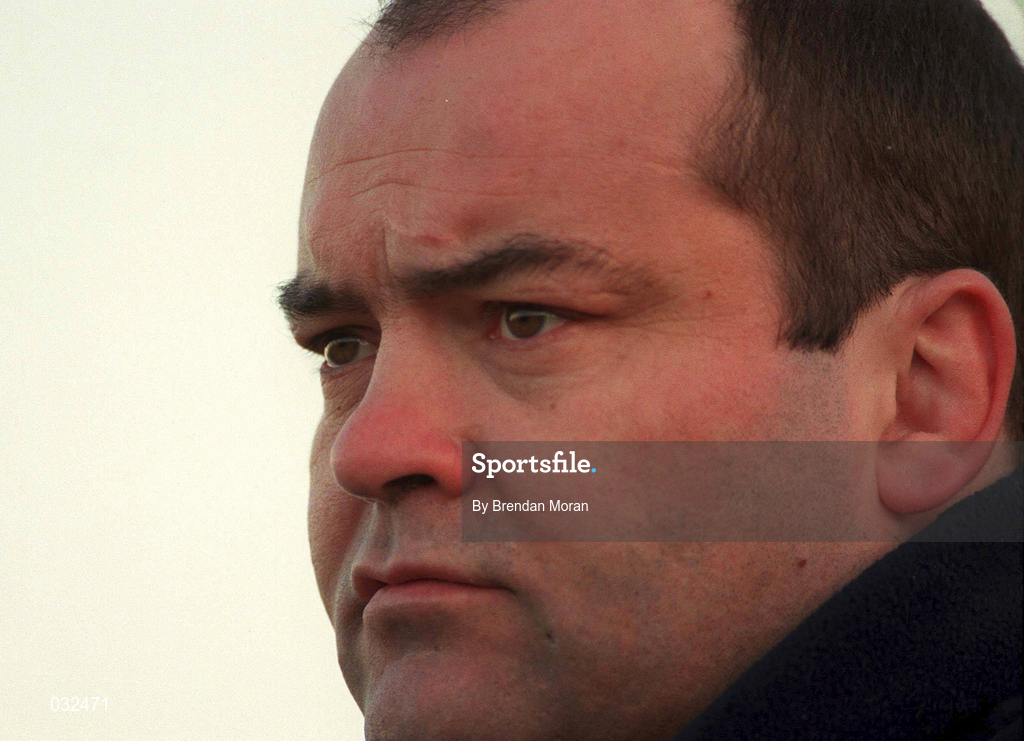 28 December 1999; Garryowen coach John Hall during the AIB All-Ireland League Division 1 match between Cork Constitution and Garryowen at Temple Hill in Cork. Photo by Brendan Moran/Sportsfile