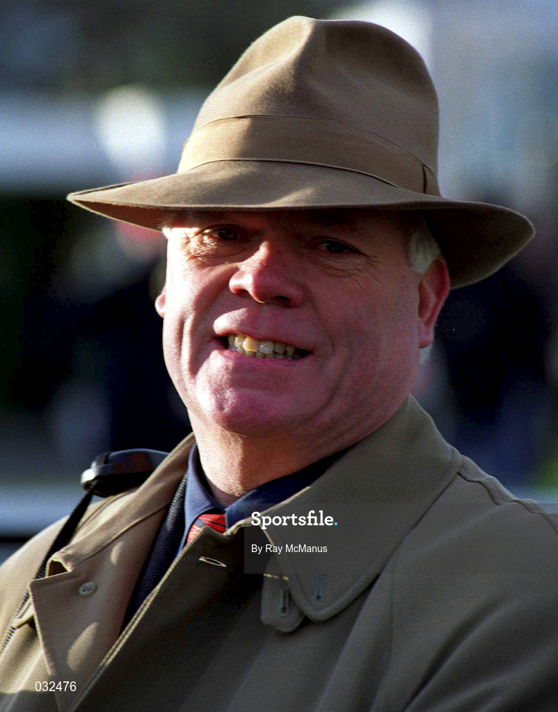 26 December 1999; Owner John J Ramsbottom after his horse Tryphaena won the Move-Over-Butter Handicap Hurdle at Leopardstown Racecourse in Dublin. Photo by Ray McManus/Sportsfile