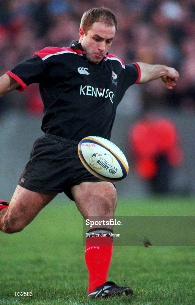 8 January 2000; Mark Mapletoft of Saracens during the Heineken Cup Pool 4 Round 5 match between Munster and Saracens at Thomond Park in Limerick. Photo by Brendan Moran/Sportsfile