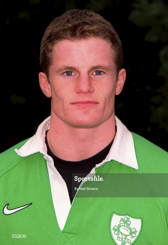 25 January 2000; Mel Deane during an Ireland A squad portraits session. Photo by Matt Browne/Sportsfile