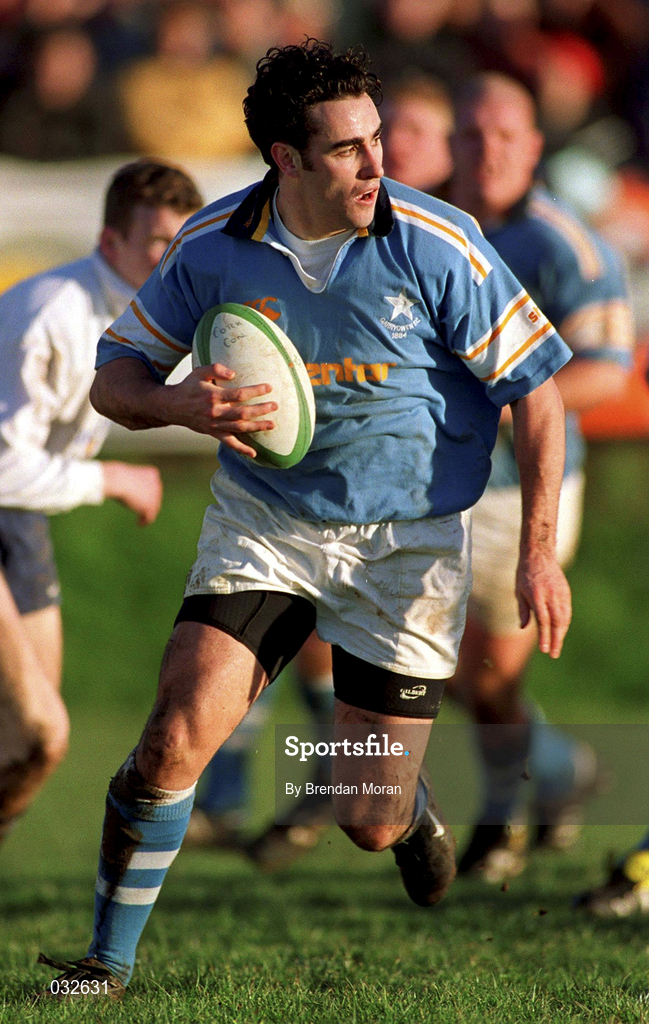 28 December 1999; Mel McNamara of Garryowen during the AIB All-Ireland League Division 1 match between Cork Constitution and Garryowen at Temple Hill in Cork. Photo by Brendan Moran/Sportsfile
